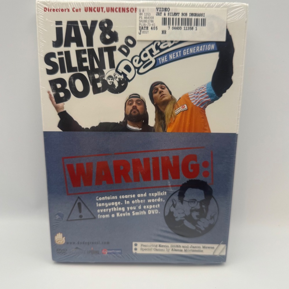 Jay and Silent Bob Do Degrassi The Next Generation Director's Cut DVD New Sealed